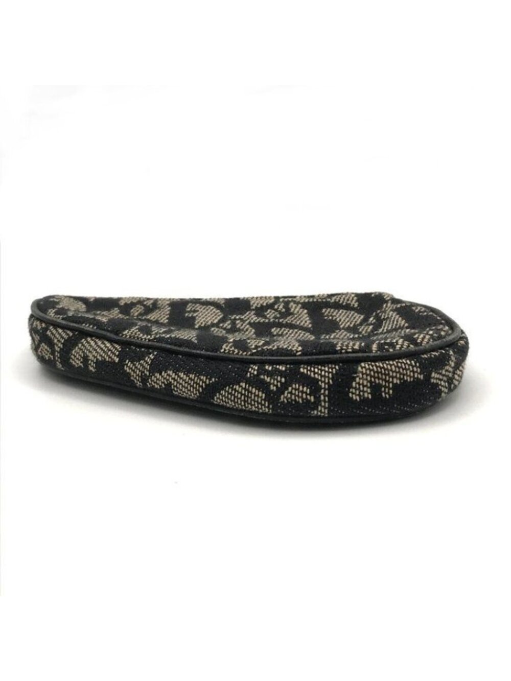 Dior Trotter Saddle Canvas Pouch Coin Case Purse Black - Picture 3 of 10